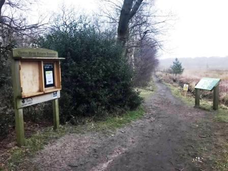 Entering the main part of the nature reserve