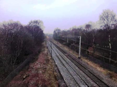 West Coast Mainline towards Macclesfield