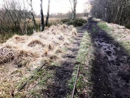 Remnants of the old Danes Moss Tramway