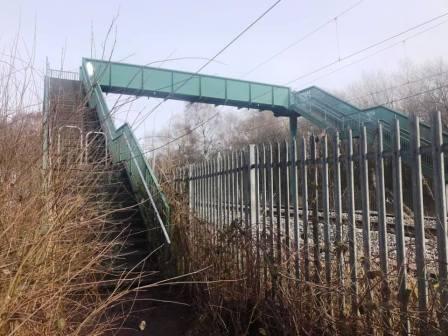 Footbridge over the railway