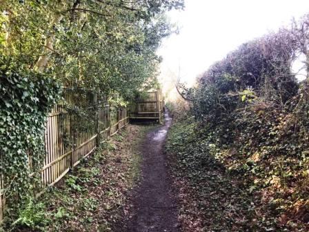 Footpath to Chelford Heath