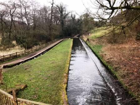 Start of the canal feeder