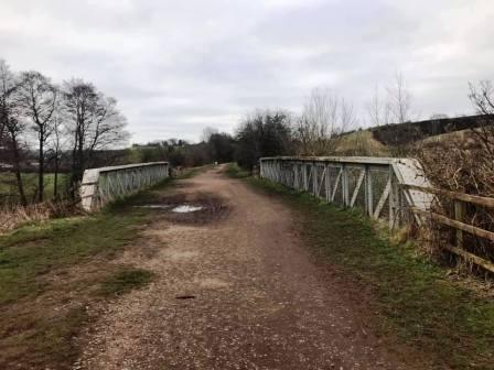 One of several bridges to pass over