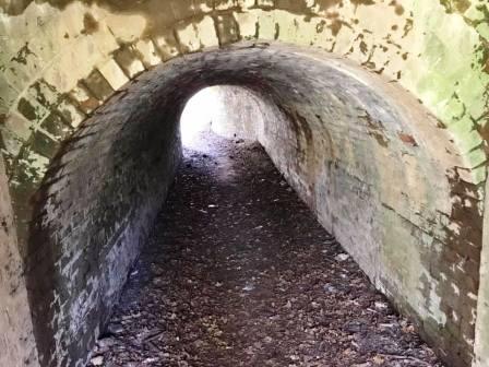 Footpath tunnel under the railway