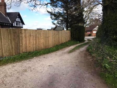 Exit back onto the main road