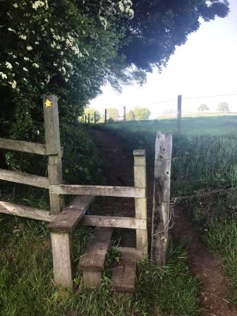 Footpath to Redesmere from Fanshawe Lane