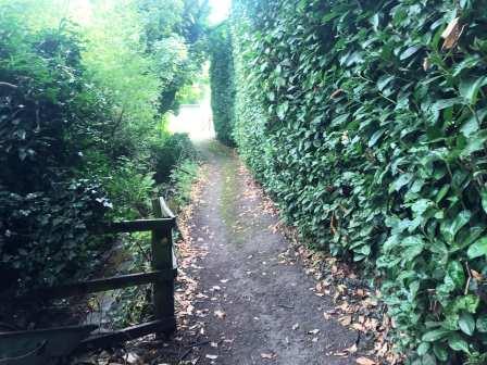 Footpath near Heawood Hall