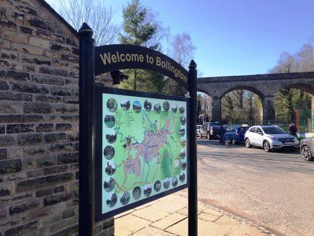 Car park by Bollington Rec