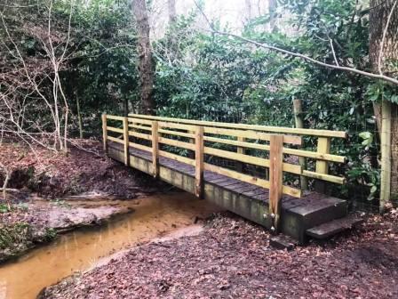 Footbridge in Big Wood
