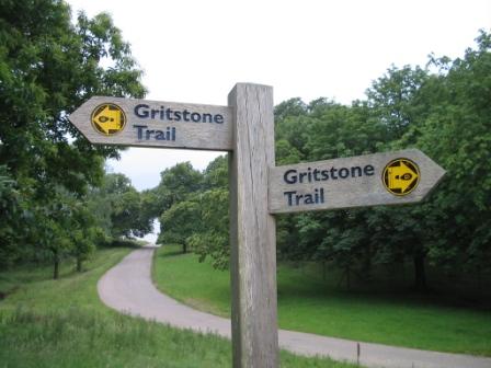 Waymarkers in Lyme Park