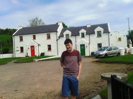 Liam at the holiday cottages