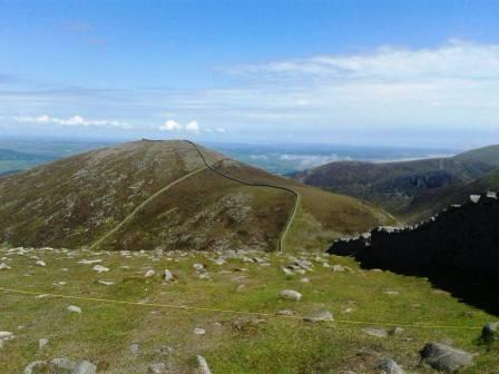 View across to Slieve Meelmore