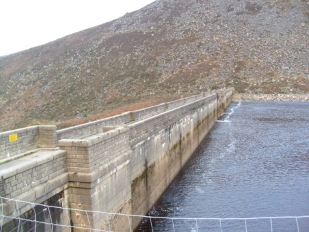 Ben Crom dam from above