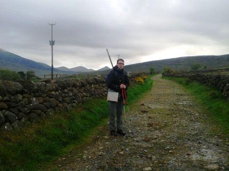 Jimmy at the start of the walk