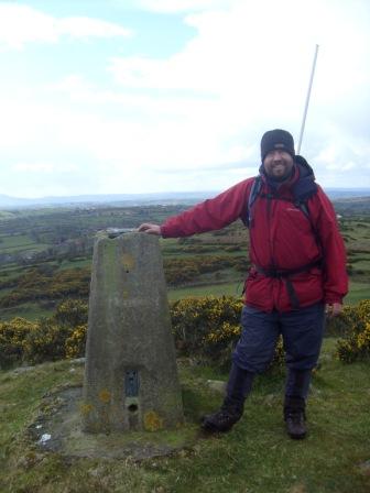 Tom at the summit of Knockiveagh