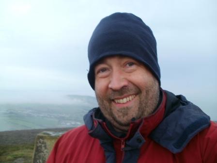 Tom at the trig point