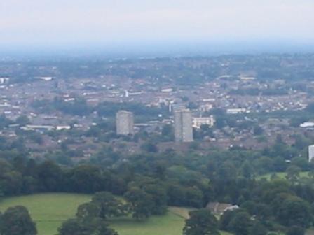 Overlooking Macclesfield from Kerridge Hill