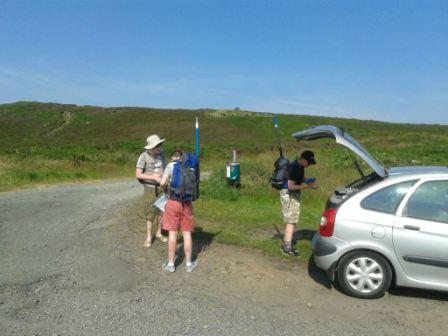 Ready to ascend Mull Hill