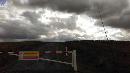 Activation spot on Mynydd Eppynt - not allowed any further