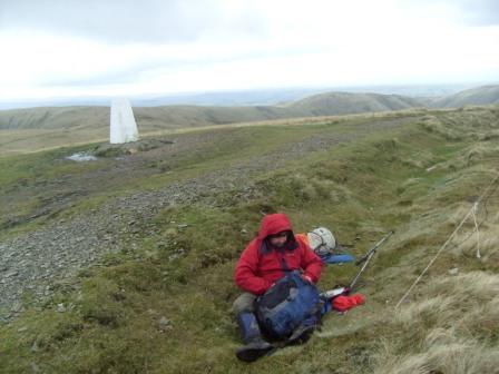 Tom operating on the summit