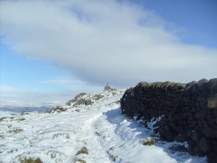 Approaching the Rylstone Cross