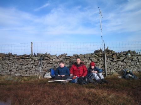 Liam, Tom & Jimmy on Great Knoutberry Hill