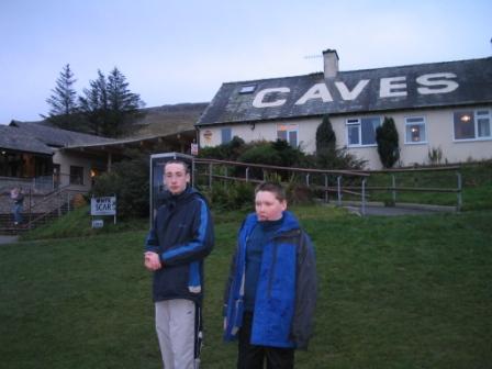 At White Scar Caves, near Ingleton