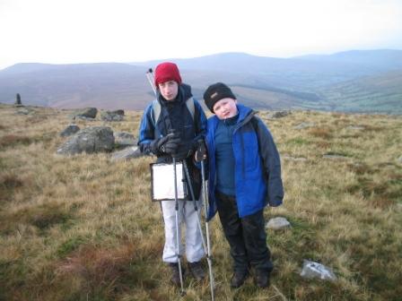 Jimmy & Liam on the ascent