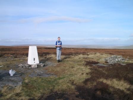 Jimmy at the trig point