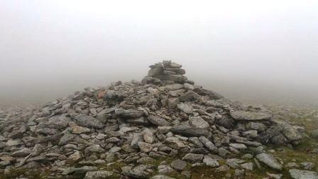 Summit cairn