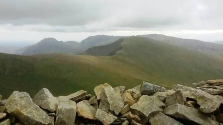 Looking across to our next summit - Y Garn NW-004