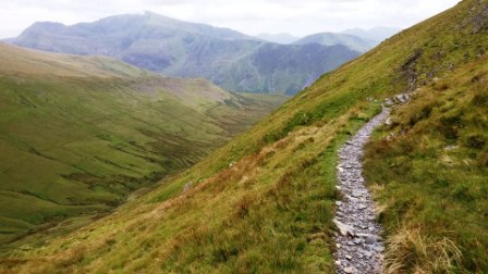 Final approach to the summit