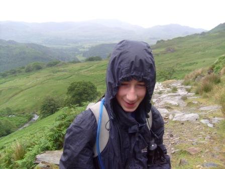 Jimmy progressing along the Watkin Path