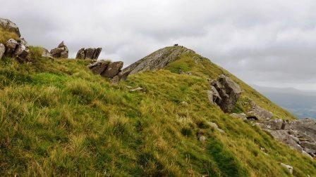 Final approach on a narrow ridge