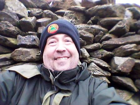 Selfie in the summit shelter