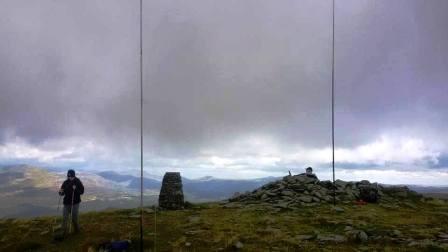 Summit of Moel Ysgyfarnogod