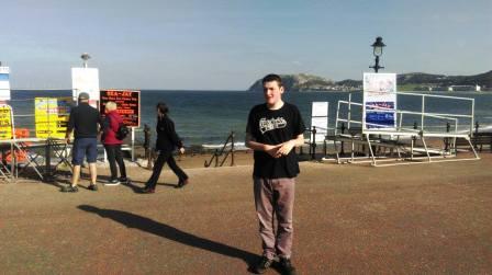 Liam in Llandudno