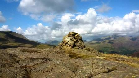 Summit cairn