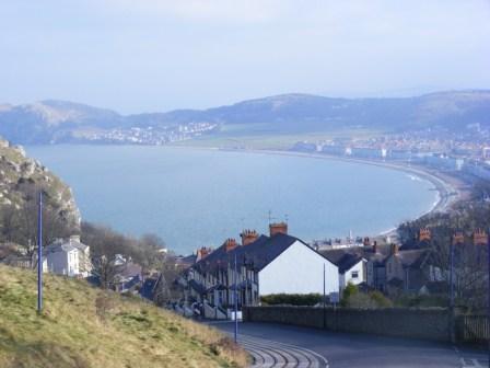 Looking down the steep streets over the bay