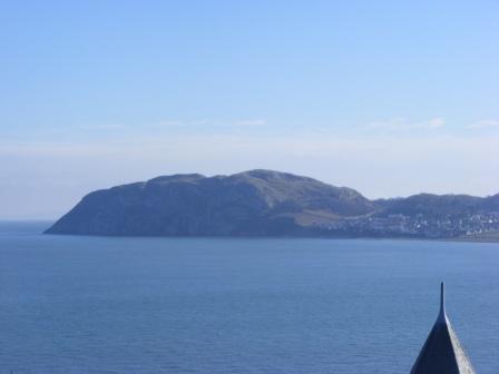 View across to Little Orme