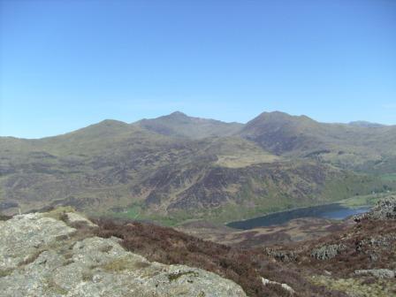 Looking out over Yr Aran NW-019, Snowdon NW-001, Y Lliwedd NW-008 and Crib Goch