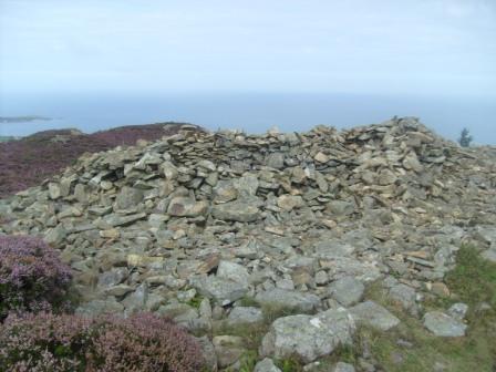 One of the shelters on the summit