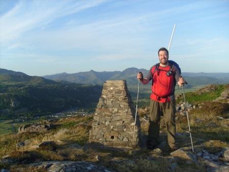 Arrival on the summit