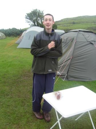 Breakfast time on the campsite