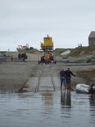 Arrival on Bardsey Island