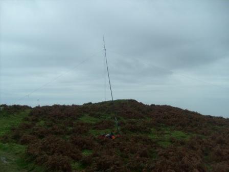 80m and 40m dipoles on the mast