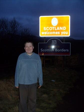 Arrival in Scotland