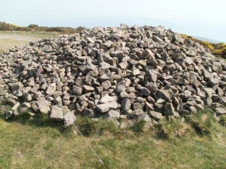 The large summit cairn