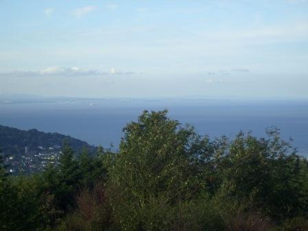 Great views out over the Bristol Channel this morning
