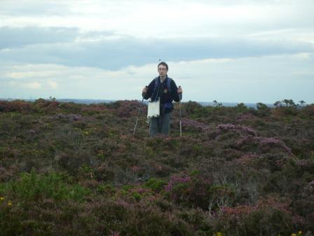 Jimmy attempts to stand on the highest point!